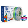 Филамент NV PRINT Silk PLA+ Rainbow 06 многоцветный цвет для 3D печати диаметр 1.75мм   масса 1 кг