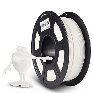 Филамент NV PRINT PLA Matte White для 3D печати диаметр 1.75мм  длина 330 метров  масса 1 кг