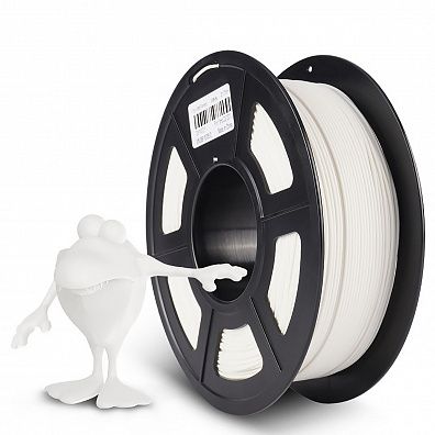 Филамент NV PRINT PLA Matte White для 3D печати диаметр 1.75мм  длина 330 метров  масса 1 кг