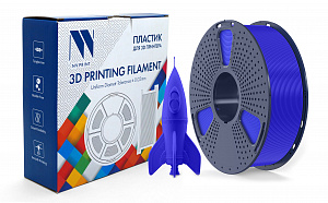 Филамент NVPRINT PLA High Speed Blue для 3D печати диаметр 1.75мм  длина 330 метров  масса 1 кг