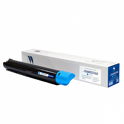 Тонер-картридж NVP совместимый NV-106R03768 Cyan