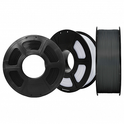 Филамент NV PRINT  PA Nylon Trio (полиамид/нейлон) для 3D печати (черный, серый, натуральный) диаметр 1.75мм   масса 3 х1 кг