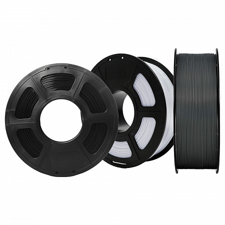 Филамент NV PRINT  PA Nylon Trio (полиамид/нейлон) для 3D печати (черный, серый, натуральный) диаметр 1.75мм   масса 3 х1 кг