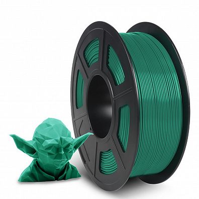 Филамент NV PRINT PLA+ GrassGreen для 3D печати диаметр 1.75мм  длина 330 метров  масса 1 кг