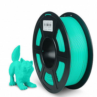 Филамент NV PRINT PETG  Mint Green Мятный зеленый для 3D печати диаметр 1.75мм масса 1 кг