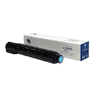 Тонер-картридж NVP совместимый NV-C-EXV55 Cyan