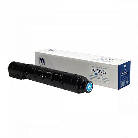 Тонер-картридж NVP совместимый NV-C-EXV55 Cyan