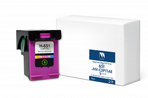 Струйный картридж NVP 651 (NV-C2P11AE) Color для HP DJA 5575/5645, OJ 252/ 202 (18 мл) совместимый