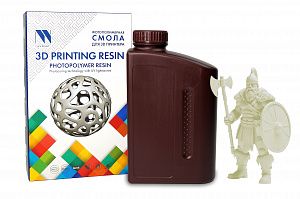 Фотополимерная водовымываемая смола NV PRINT Water Washable Resin Clear  1 кг