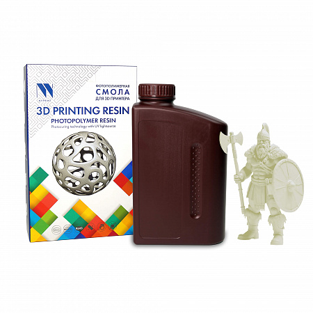 Фотополимерная водовымываемая смола NV PRINT Water Washable Resin Clear  Прозрачная 1 кг