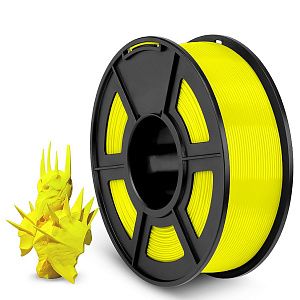 Филамент NV PRINT PLA+ Yellow для 3D печати диаметр 1.75мм  длина 330 метров  масса 1 кг