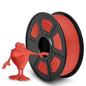 Филамент NV PRINT PLA Matte Red для 3D печати диаметр 1.75мм  длина 330 метров  масса 1 кг
