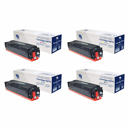Комплект картриджей NVP совместимых NV-067H CMYK