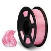 Филамент NVPRINT Silk PLA+ Pink для 3D печати диаметр 1.75мм  длина 330 метров  масса 1 кг