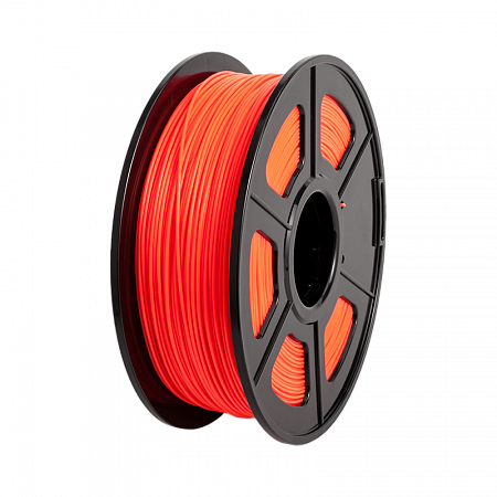 Филамент NV PRINT PLA Noctilucent (Glow In the Dark) Red Светящийся Красный для 3D печати диаметр 1.75мм    масса 1 кг