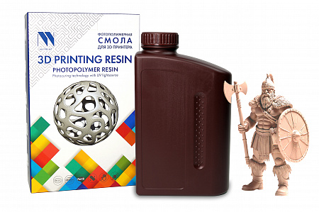 Фотополимерная смола NV PRINT PA (Nylon) Like Resin Beige для 3D печати 1 кг (бут)