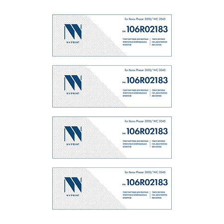 Картридж NVP совместимый NV-106R02183-SET4