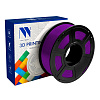 Филамент NV PRINT PLA+ Transparent Purple  прозрачный фиолетовый для 3D печати диаметр 1.75мм  длина 330 метров  масса 1 кг