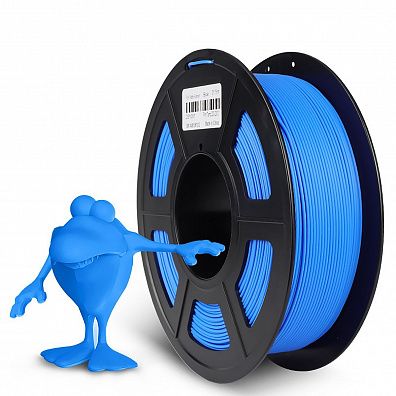 Филамент NV PRINT PLA Matte Blue для 3D печати диаметр 1.75мм  длина 330 метров  масса 1 кг