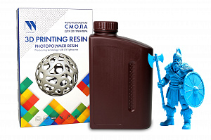 Фотополимерная смола NVPRINT Standard Resin Sky Blue для 3D печати 1 кг (бут)