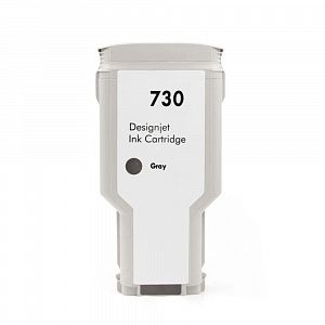 Струйный картридж NV Print 730 (NV-P2V72A) Gray для HP DesignJet T1700, T1600, T2600 (300 мл)