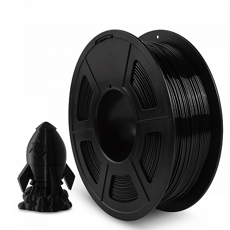 Филамент NV PRINT PETG Black Черный для 3D печати диаметр 1.75мм масса 1 кг
