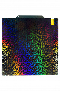 Пластина для 3D принтера NVP двухсторонняя гладкая PEK+PEK 220x220мм "Калейдоскоп"