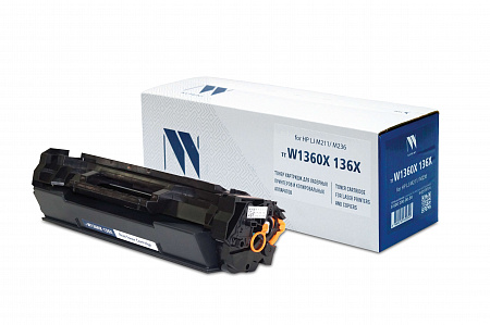 Тонер-картридж NVP совместимый NV-W1360X 136X (ОГРАНИЧЕНИЕ ПО ПРОШИВКАМ) до версии  20240813