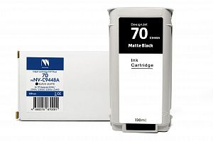Струйный картридж NVP 70 (NV-C9448A) Black Matte для HP DesignJet Z2100/Z3100/Z3200 (130 мл) совместимый
