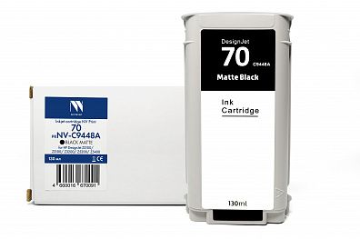Струйный картридж NVP 70 (NV-C9448A) Black Matte для HP DesignJet Z2100/Z3100/Z3200 (130 мл) совместимый