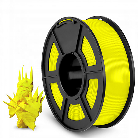 Филамент NV PRINT PLA Yellow Желтый для 3D печати диаметр 1.75мм    масса 1 кг