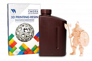 Фотополимерная смола NV PRINT Plant Based Resin Beige для 3D печати 1 кг (бут)