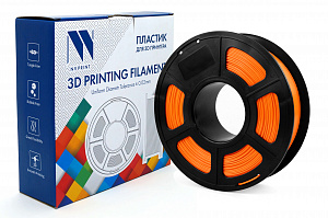 Филамент NV PRINT PETG Orange для 3D печати диаметр 1.75мм  длина 330 метров  масса 1 кг