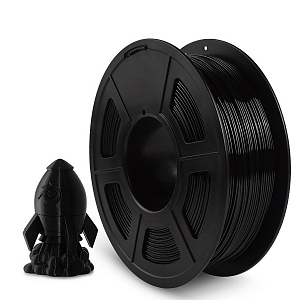 Филамент NVPRINT PETG Black для 3D печати диаметр 1.75мм  длина 330 метров  масса 1 кг