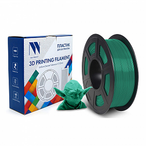 Филамент NV PRINT PLA GrassGreen травянисто-зеленый для 3D печати диаметр 1.75мм  длина 330 метров  масса 1 кг