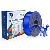 Филамент NV PRINT PLA+ Transparent Blue прозрачный синий для 3D печати диаметр 1.75мм  длина 330 метров  масса 1 кг