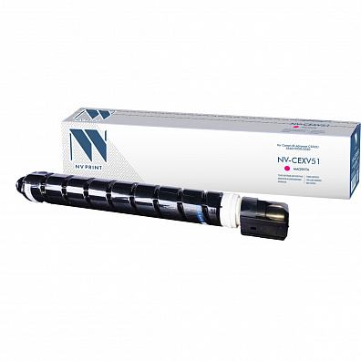 Тонер-картридж NVP совместимый NV-C-EXV51 Magenta