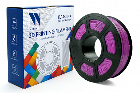 Филамент NV PRINT ABS Fuchsia Фуксия для 3D печати диаметр 1.75мм масса 1 кг