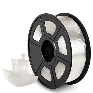 Филамент NV PRINT ABS Transparent для 3D печати диаметр 1.75мм  длина 330 метров  масса 1 кг