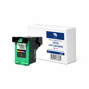 Струйный картридж NV Print 141XL (NV-CB338HE) Color для HP PS C4283/C5283/D5363/J5783/D4263 (18 мл) совместимый