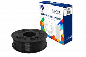 Филамент NV PRINT PA Black для 3D печати диаметр 1.75мм   масса 1 кг