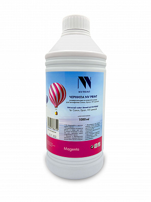 Чернила NVP универсальные на водной основе для Сanon, Epson, НР, Lexmark (1000 ml) Magenta совместимые
