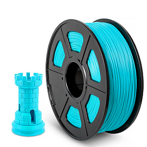 Филамент NV PRINT ABS Cyan Синий для 3D печати диаметр 1.75мм    масса 1 кг