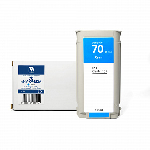 Струйный картридж NVP 70 (NV-C9452A) Cyan для HP DesignJet Z2100/Z3100/Z3200 (130 мл) совместимый