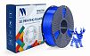 Филамент NVPRINT PLA+ Trasparent Blue для 3D печати диаметр 1.75мм  длина 330 метров  масса 1 кг