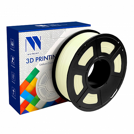 Филамент NV PRINT ASA White Белый для 3D печати диаметр 1.75мм масса 1 кг