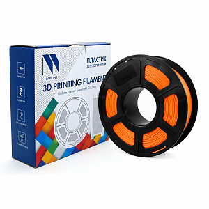 Филамент NV PRINT PETG Orange для 3D печати оранжевый диаметр 1.75мм  длина 330 метров  масса 1 кг