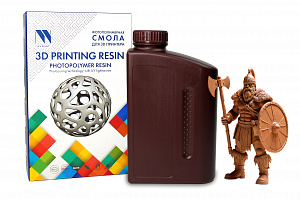 Фотополимерная смола NV PRINT  Red Wax Resin  для 3D печати 1 кг (бут)