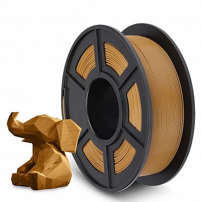 Филамент NV PRINT PLA Coffee для 3D печати диаметр 1.75мм  длина 330 метров  масса 1 кг
