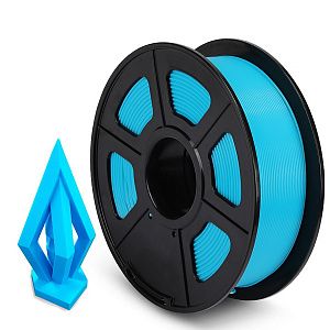 Филамент NVPRINT PLA+ Cyan для 3D печати диаметр 1.75мм  длина 330 метров  масса 1 кг